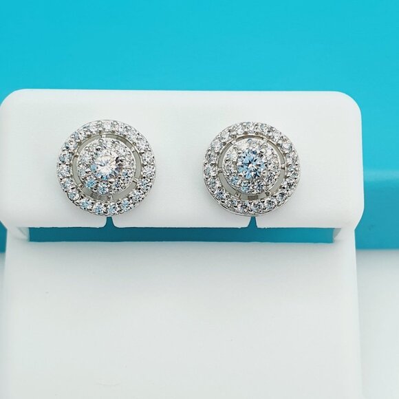 925 Sterling Silver CZ Beautiful Earrings for Women, 1USPAR4213 - Picture 3 of 11